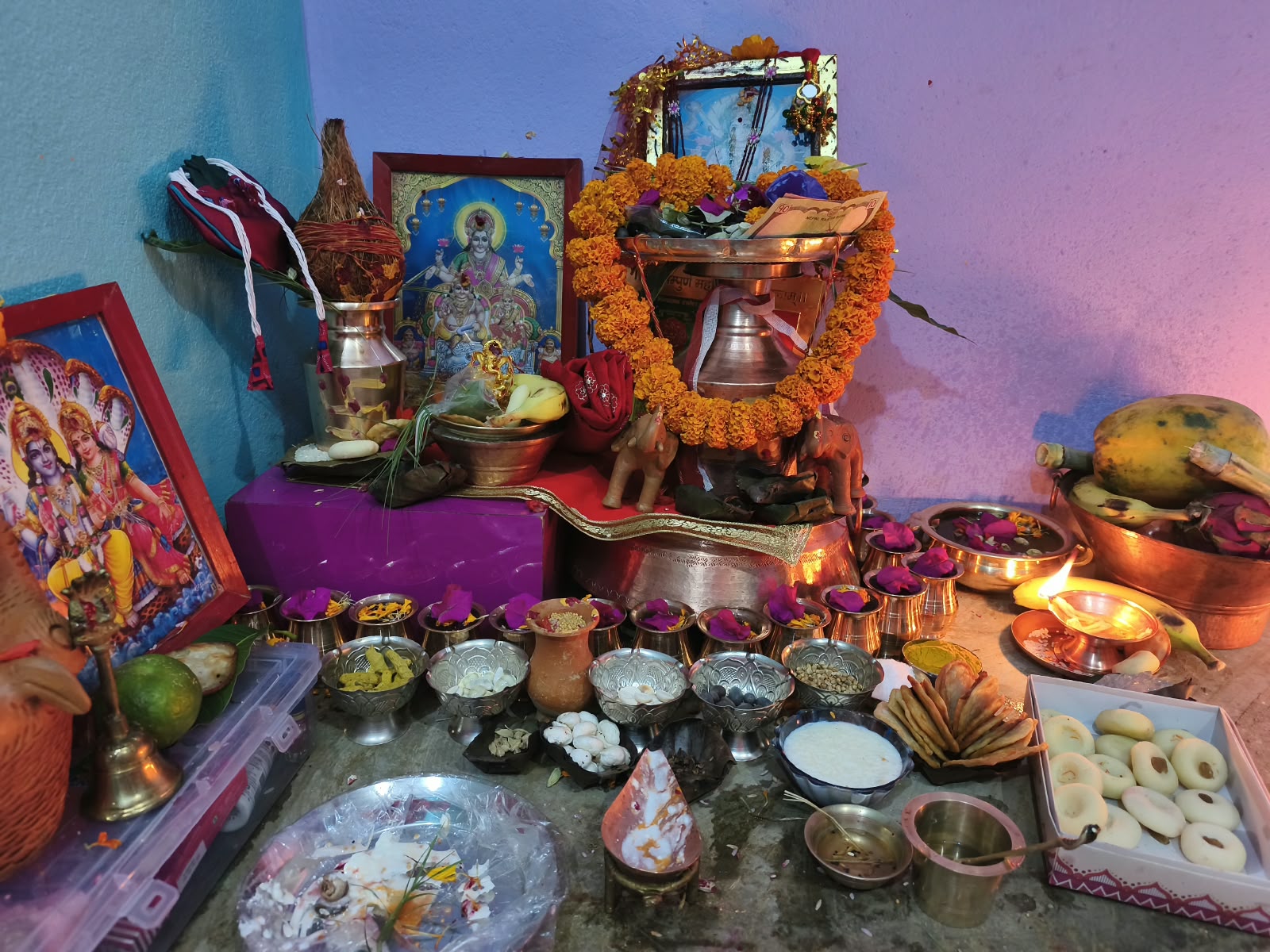 आज १६ दिने महालक्ष्मी व्रत विधिपूर्वक समापन गरिँदै